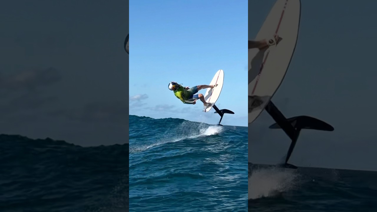 WORLDS FIRST DOUBLE BACKFLIP ON FOILBOARDING