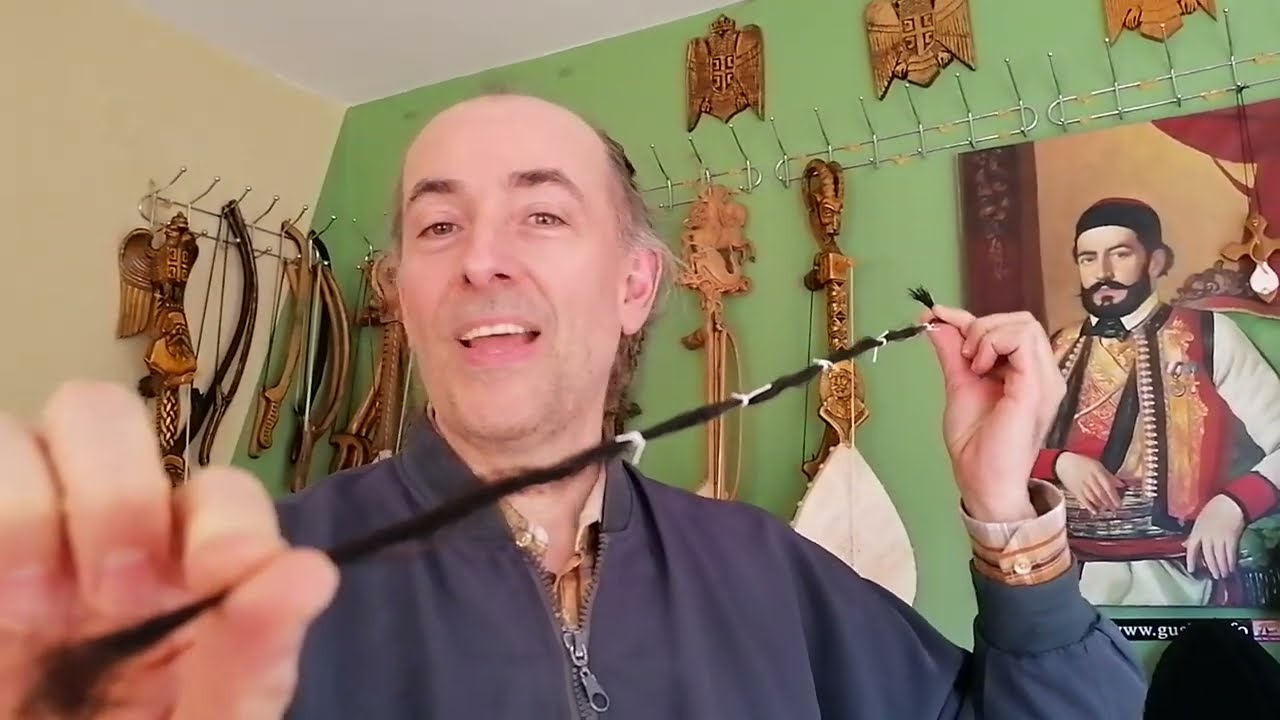 GUSLE - Konjska dlaka za gudalo - kako se postavlja? - www.gusle.info - Novi Sad - 064 / 146 46 36