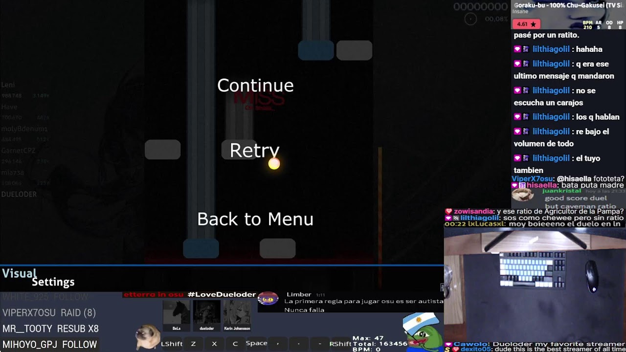 osu!mania✨[EN/ES] |  ^^ ~ Skill issue 💀✧ ~