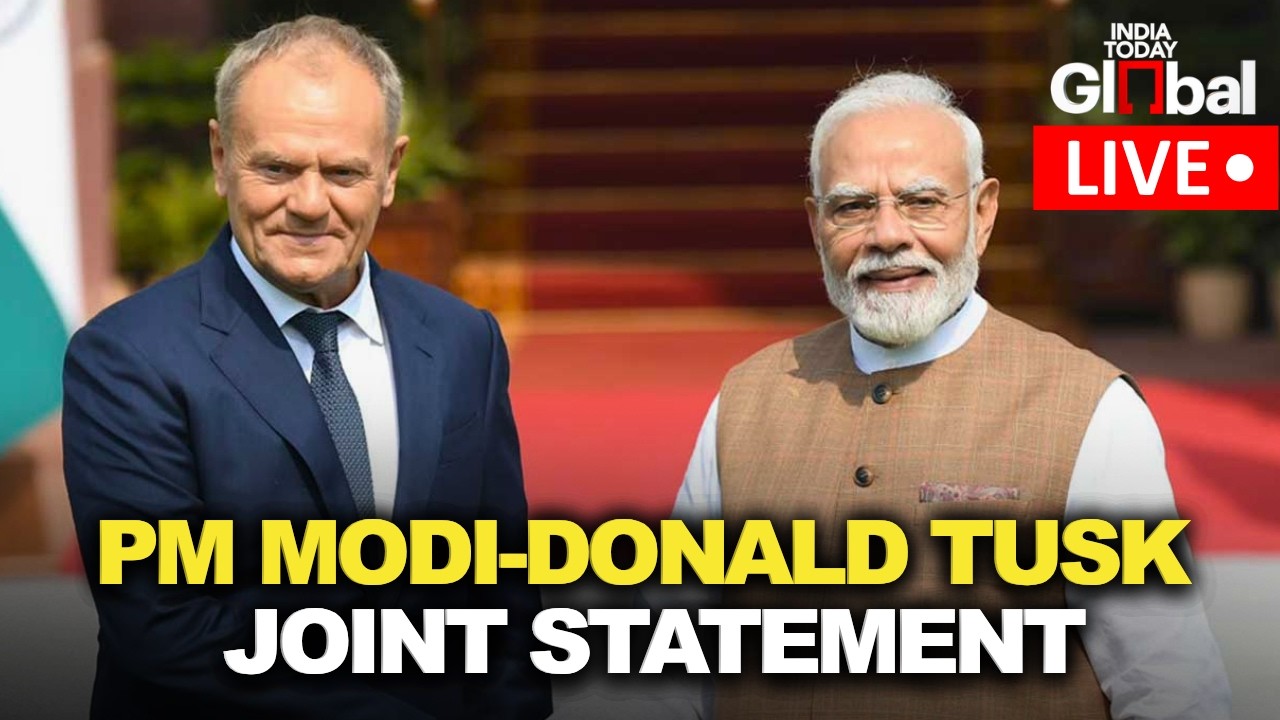 LIVE: India-Poland Bilateral | PM Modi, Donald Tusk Deliver Joint Statement | PM Modi LIVE Speech