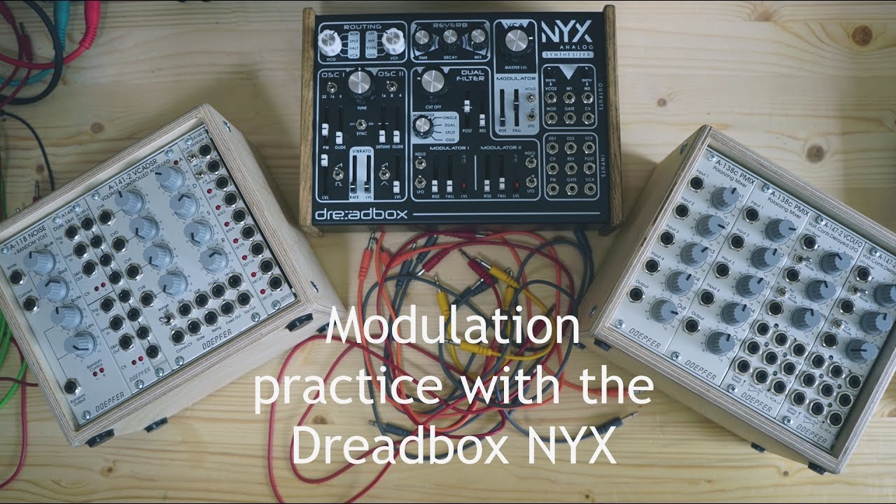 Dreadbox NYX - Modulation with Doepfer eurorack modules (Riamiwo StudioVlog 42)