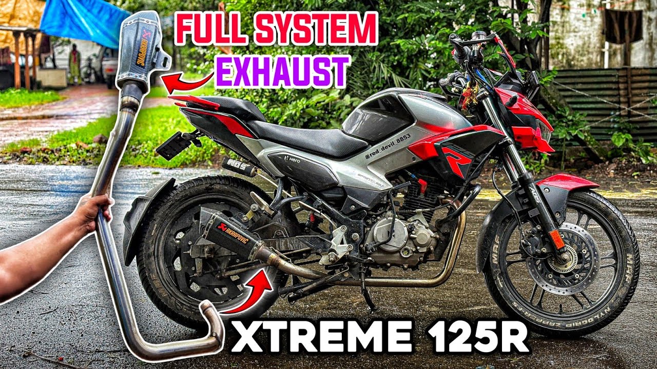 xtreme 125r exhaust modified | Too loud 🥵🤯