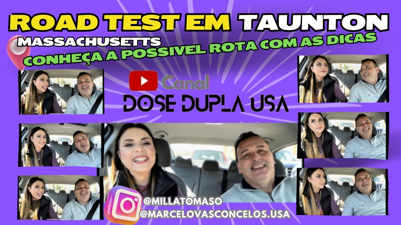 Road Test em Taunton -  Massachusetts - com as dicas no trajeto