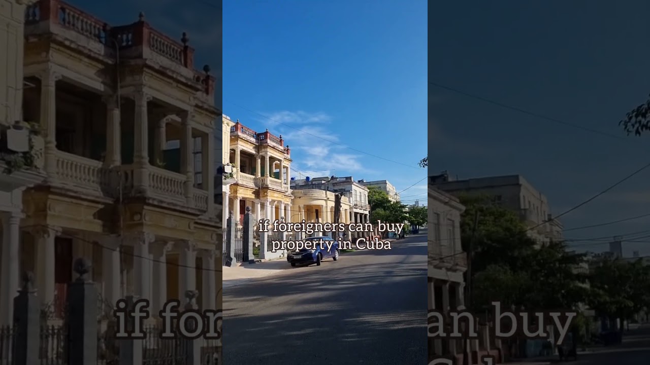 Can a foreigner buy property in Havana, Cuba? It's everyones dream to own a beautiful vintage palace