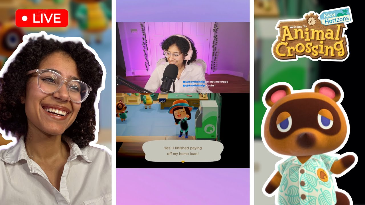 Paying Off Our Home Loan💰| Animal Crossing New Horizons | Vertical Live