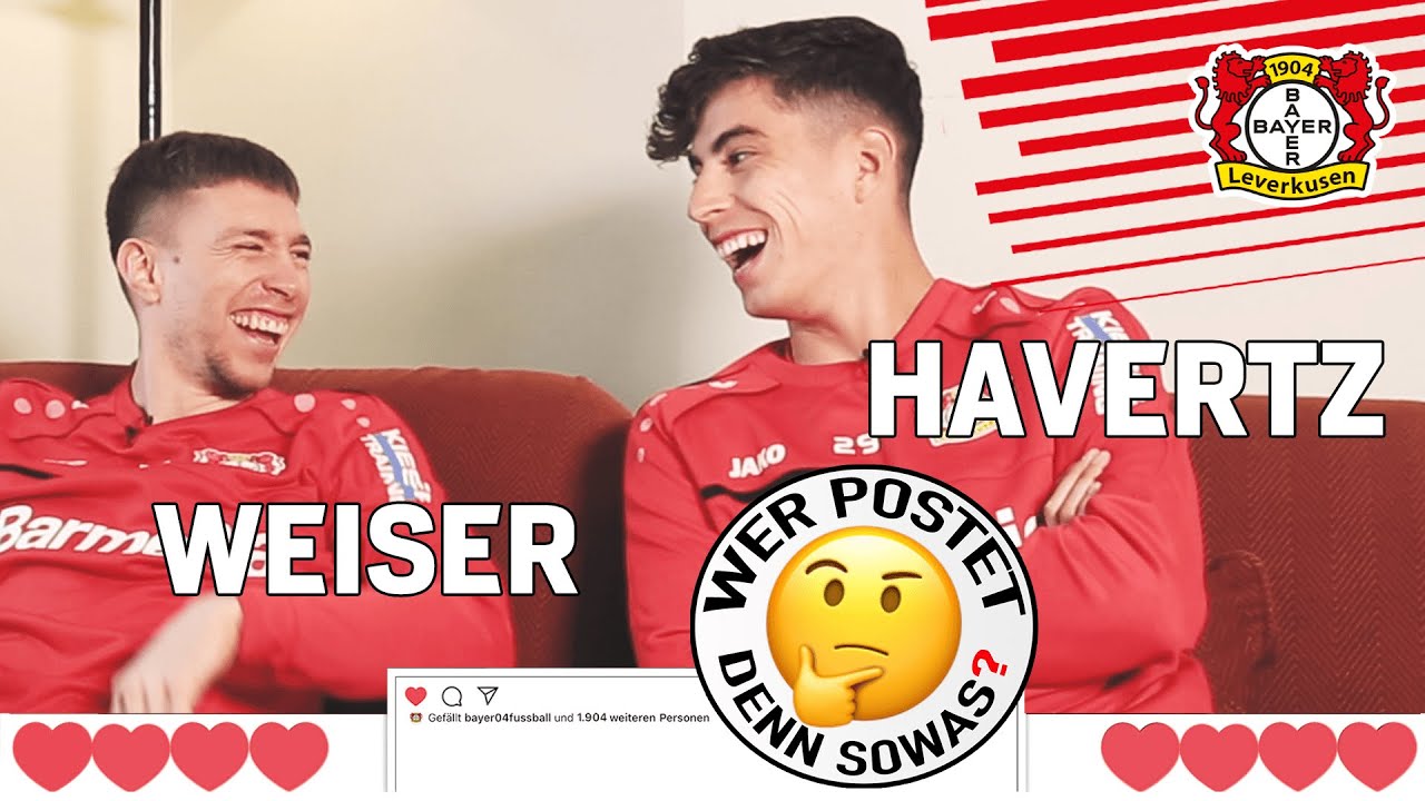 Instagram-Texte von Mitspielern erraten | Kai Havertz vs. Mitch Weiser | 