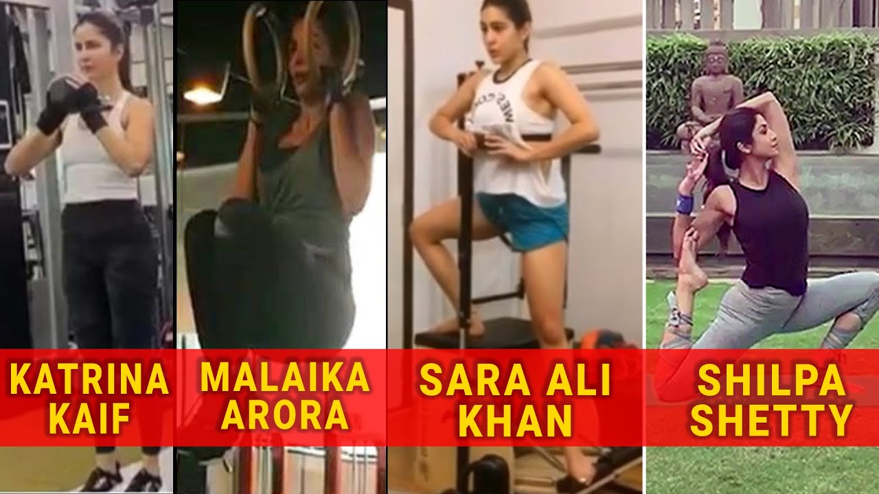 Famous Bollywood actress Fitness instagram videos