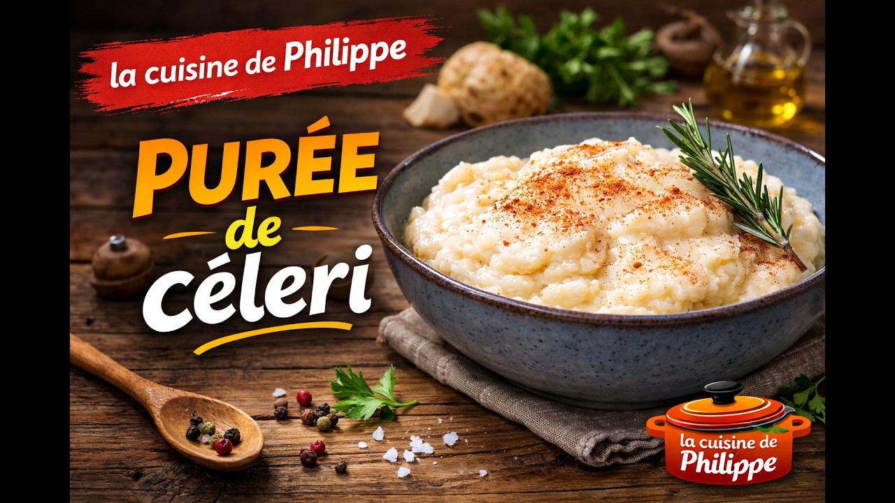 Purée de céleri maison 😋 Onctueuse et facile à réussir