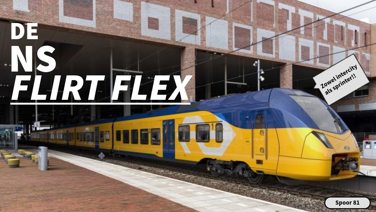 De NS FLIRT FLEX, de nieuwe trein van de NS!