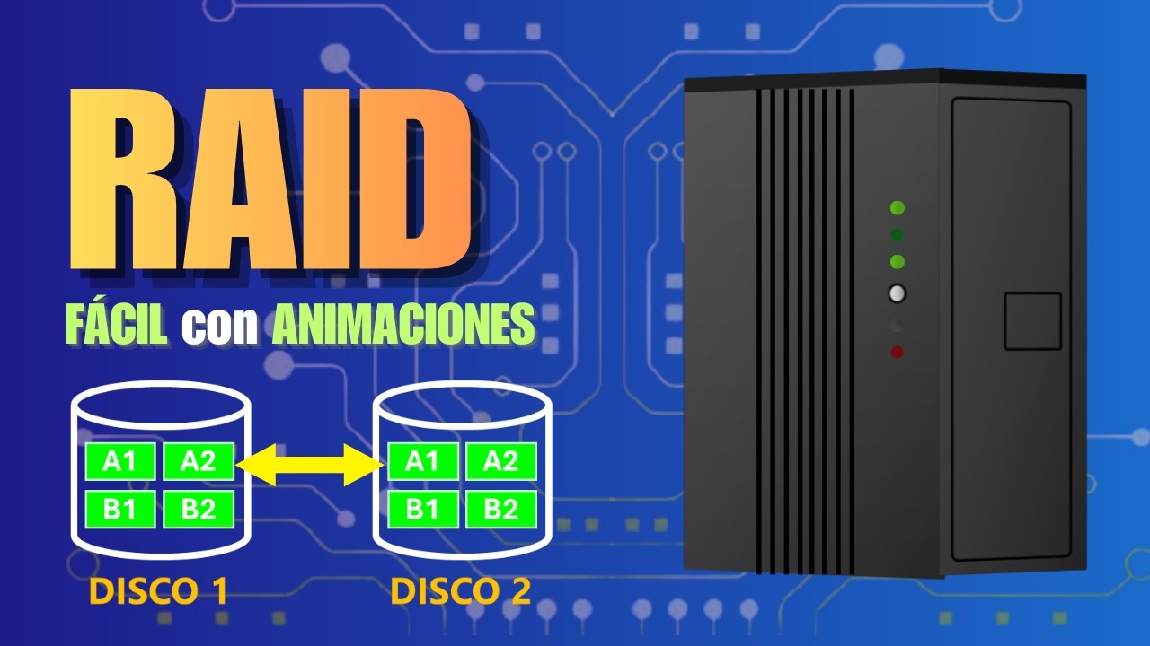 RAID explicado: Niveles, controladores y cómo funciona el almacenamiento en discos
