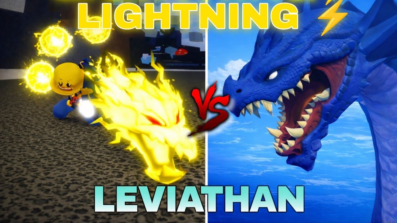 BLOX FRUITS : BEST FRUIT FOR LEVIATHAN HUNT P2 LEVIATHAN VS LIGHTNING FRUIT | LEVI HUNT FOR SUBS ACC