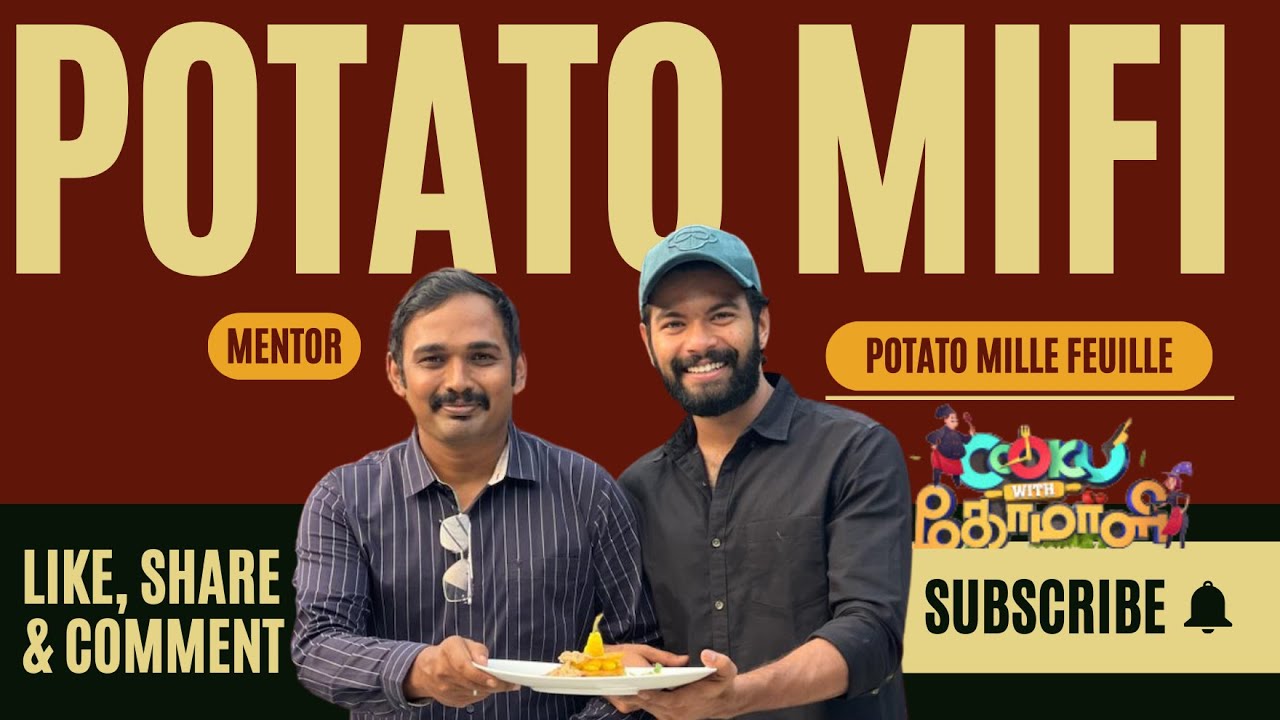 POTATO MILLE FEUILLE | Cook with comali 4 recipes | Cwc 4 Vj Vishal recipe | Baakiyalakshmi Ezhil