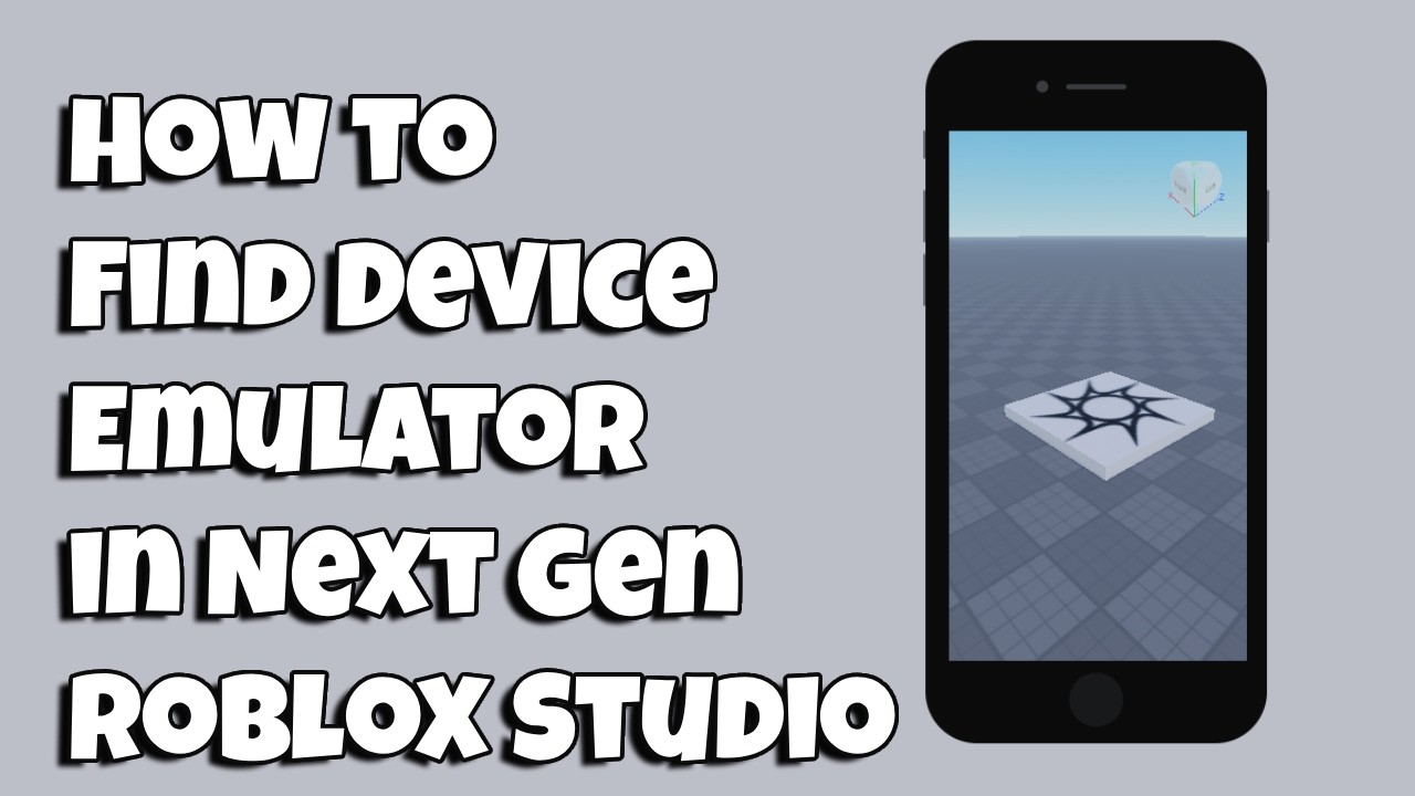 How to Find Device Emulator in Next Gen Roblox Studio