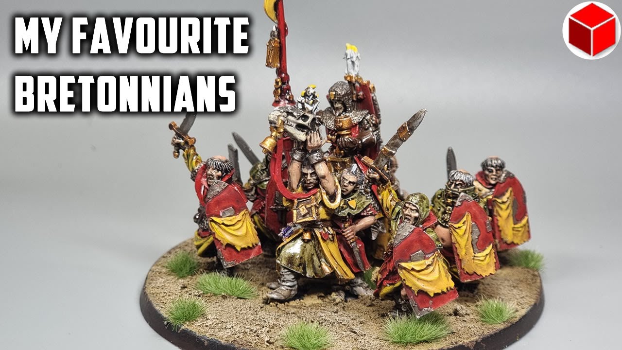 Painting My Favourite Bretonnian Miniatures - Grail Reliquae and Green Knight