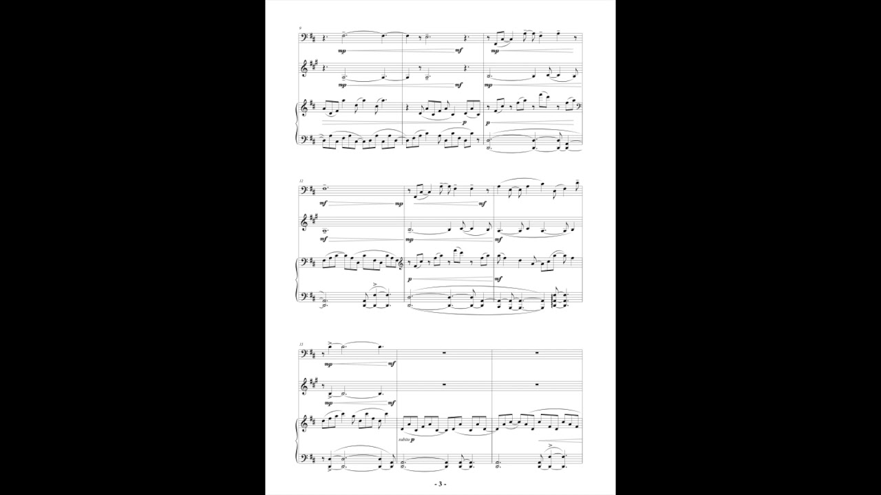 Pavel Nesit - Trio for bassoon, french horn and piano - I. movement