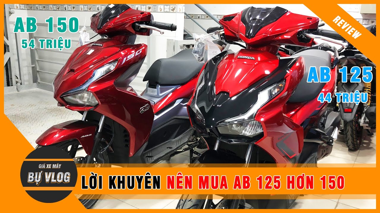 🟡 Nên Mua AB 125 hơn AB 150 🔴 AB 150 & AB 125 Chênh Lệch  10 triệu Có gì Hơn?