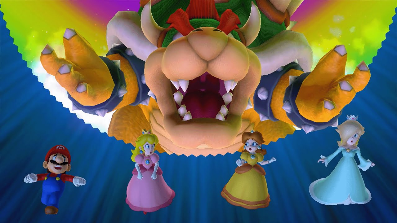Mario Party 10 - Mario vs Peach vs Daisy vs Rosalina vs Bowser - Mushroom Park