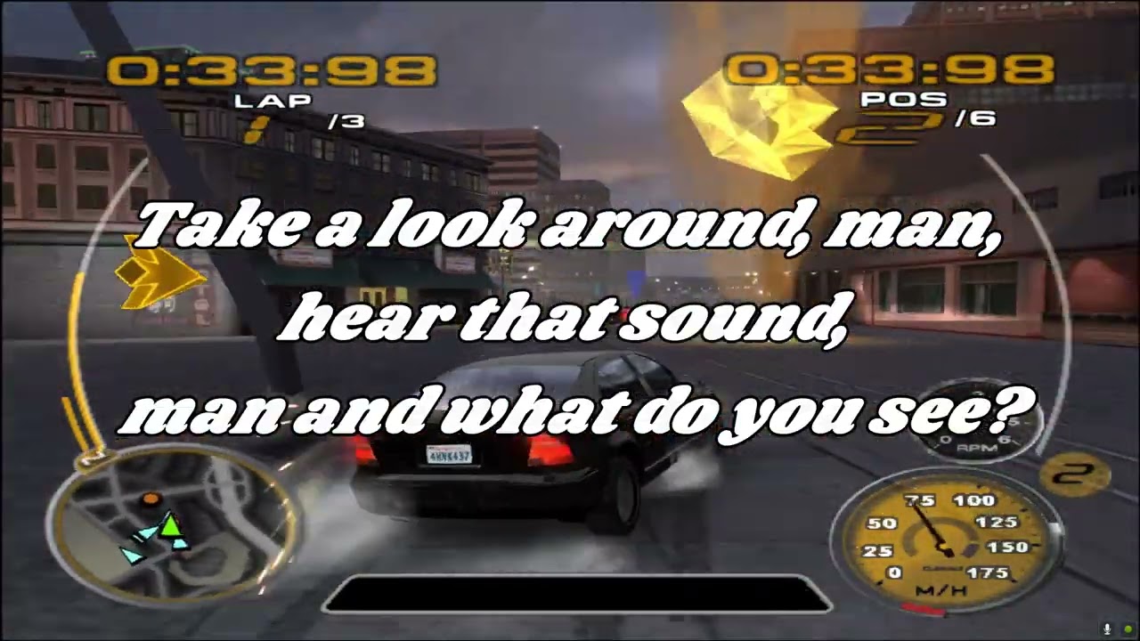 Midnight Club 3 Dub Edition - Barrio Superstarrio - Pilot to Gunner With lyrics