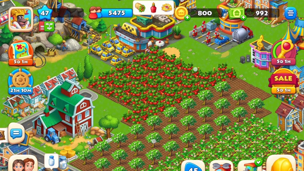 🎉 What’s New at Level 47 in Township? 🆙 | Unlocks, Buildings & Surprises!