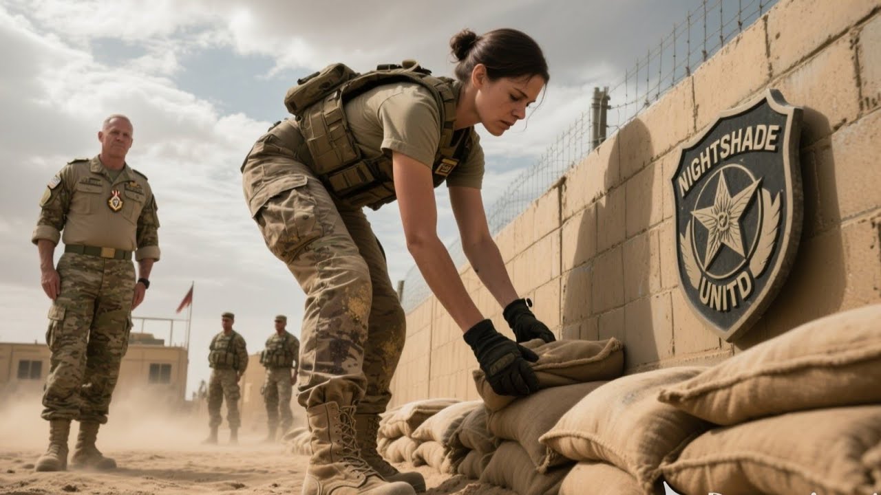 She Was Only Replacing Sandbags — Until the General Spotted the Nightshade Unit Badge on Her Vest