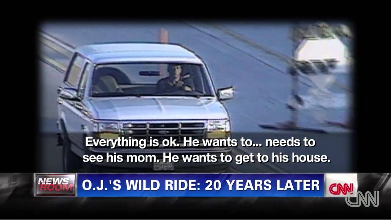 World watches as police chase O.J. Simpson