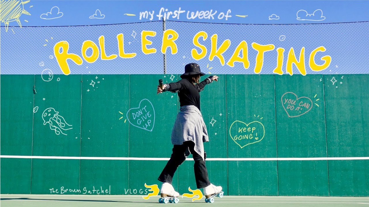 Learning how to roller skate in 7 days | Week in my life Vlog | TheBrownSatchel