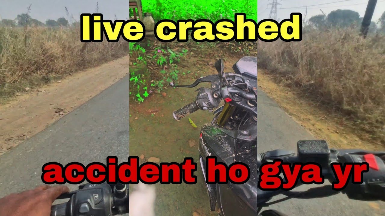 Accident ho gya //#live accident/socha nai tha