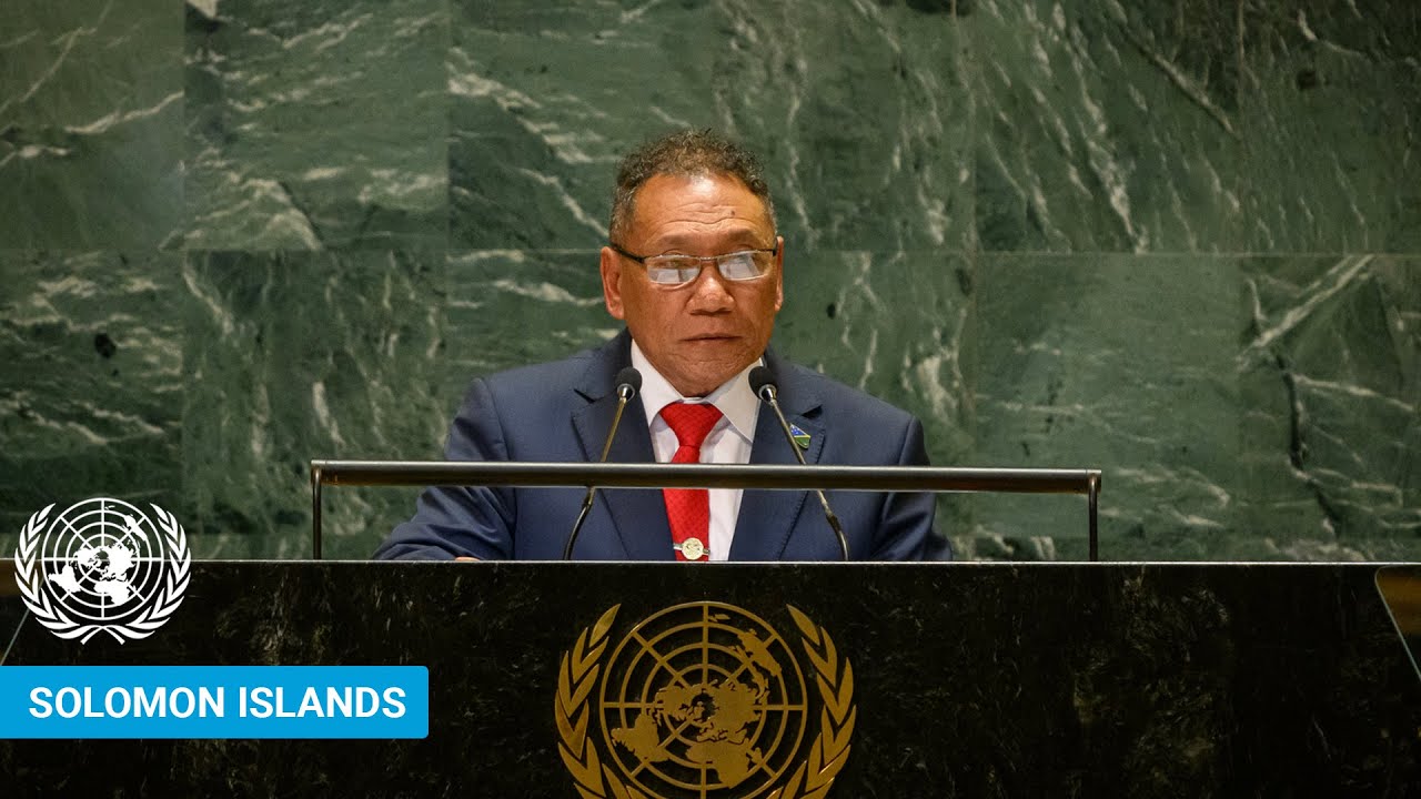 🇸🇧 Solomon Islands - Foreign Minister Addresses United Nations General Debate, 79th Session | #UNGA