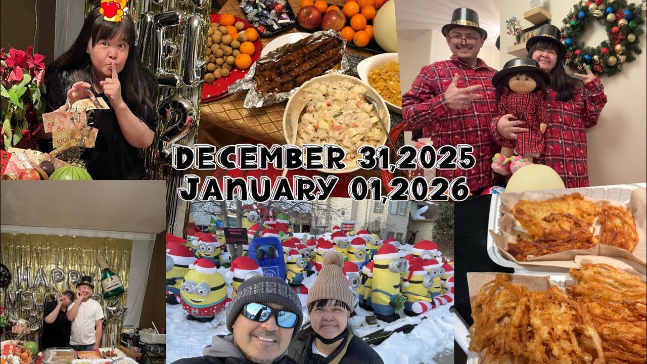 HOW ME & MY HUSBAND CELEBRATE NEW YEAR !/ DROVE FAR JUST TO SEE THESE MINIONS/ BUHAY CANADA 