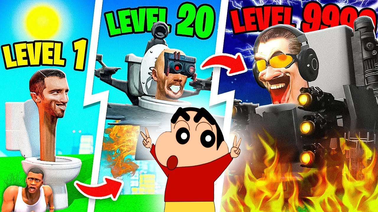 I BECAME the BEST CAMERAMAN to Fight SKIBIDI TOILET in ROBLOX with SHINCHAN and CHOP