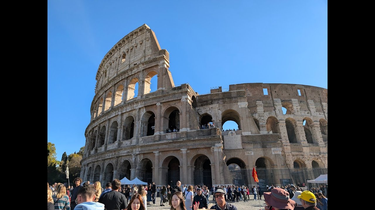 Roman Forum and Colosseum walk, November 2025
