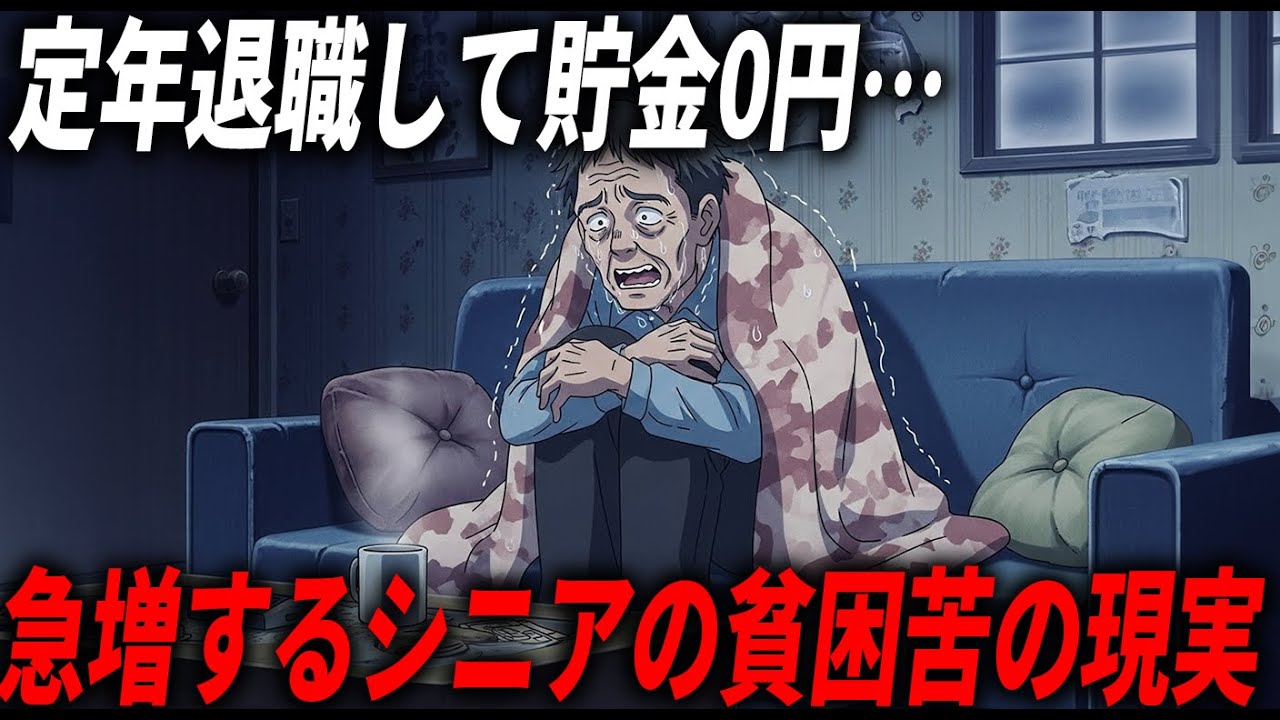 今急増するシニアの貧困苦…貯金0円で無職になるとどんな生活になるのか？