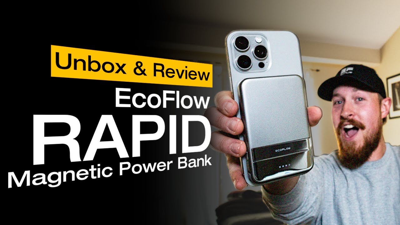 Магнитный внешний аккумулятор EcoFlow RAPID | Распаковка и полный обзор!