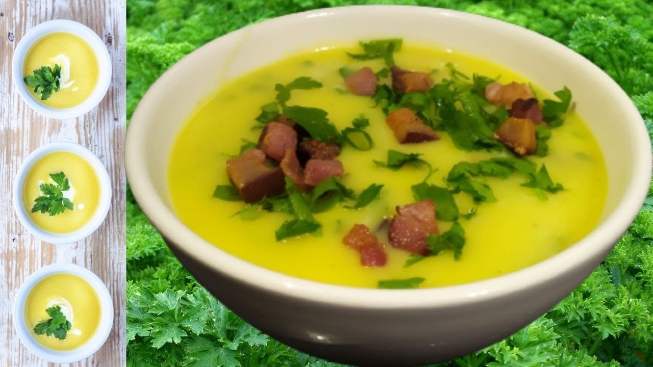 sopa de batata salsa com bacon /receita especial para o inverno