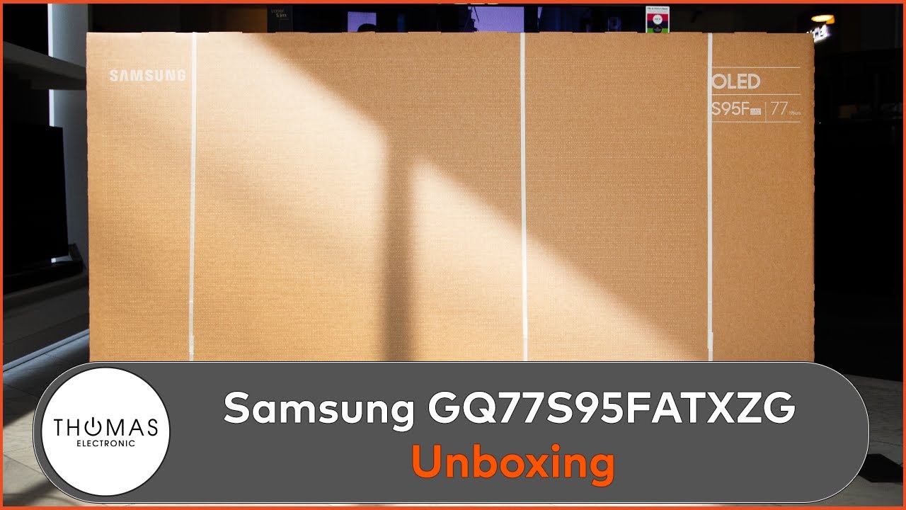 UNBOXING - Samsung S95FATXZG 4K OLED TV 2025 - Thomas Electronic Online Shop