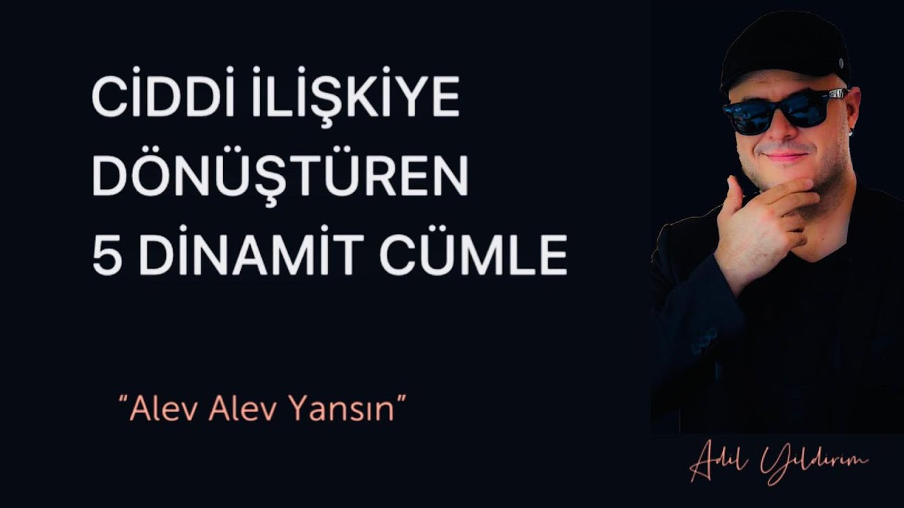 ERKEĞİ CİDDİ İLİŞKİYE DÖNDÜREN VE EVLİLİK TEKLİFİ GETİREN 5 SİHİRLİ CÜMLEYİ AÇIKLIYORUM