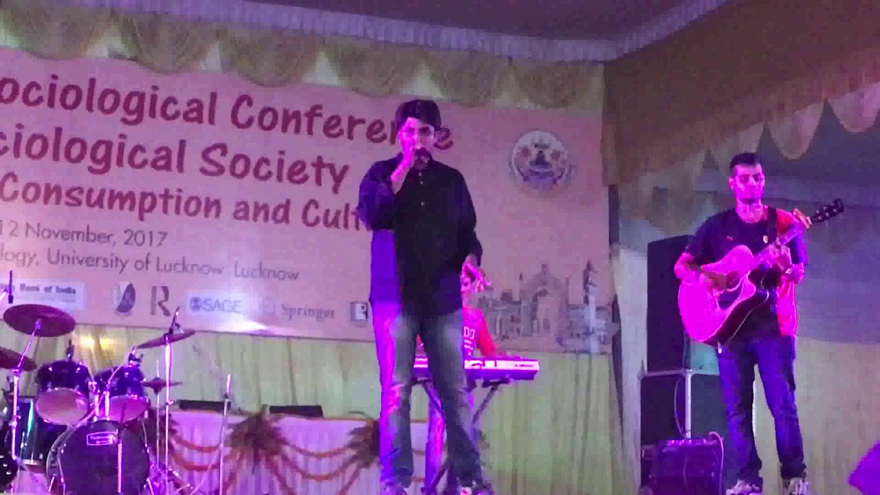 aadat cover song by Lucknow university official Band Rubaroo || Lucknow University Rock band