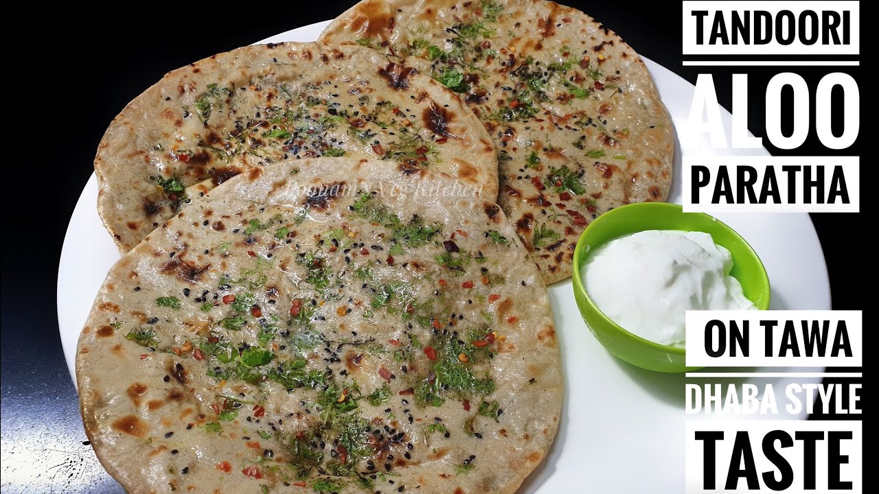 How to make Dhaba Style Perfect Tandoori Aloo Paratha on Tawa with tips and tricks without breaking