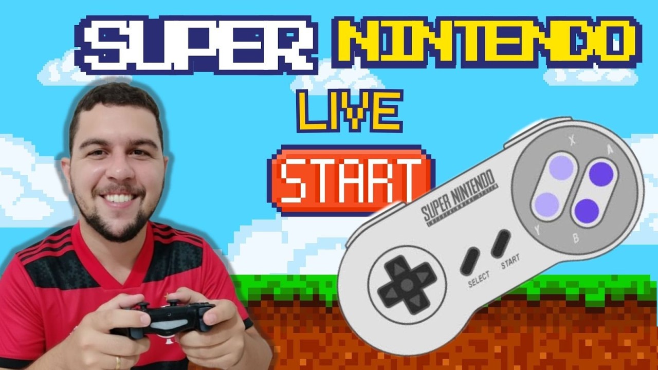DOMINGÃO RETRO - LIVE EMULADOR SUPER NINTENDO