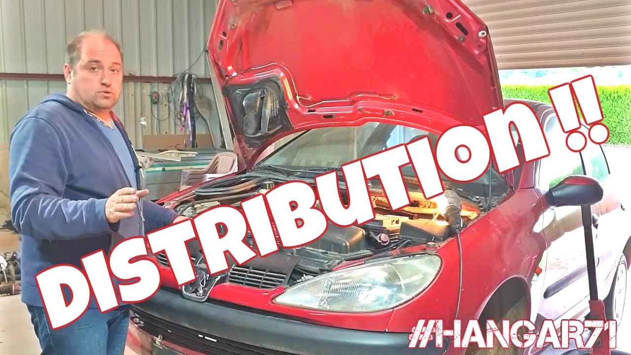 Distribution  Peugeot 206 TU 8 soupapes je vous explique ! ( je ne fais pas de tuto )