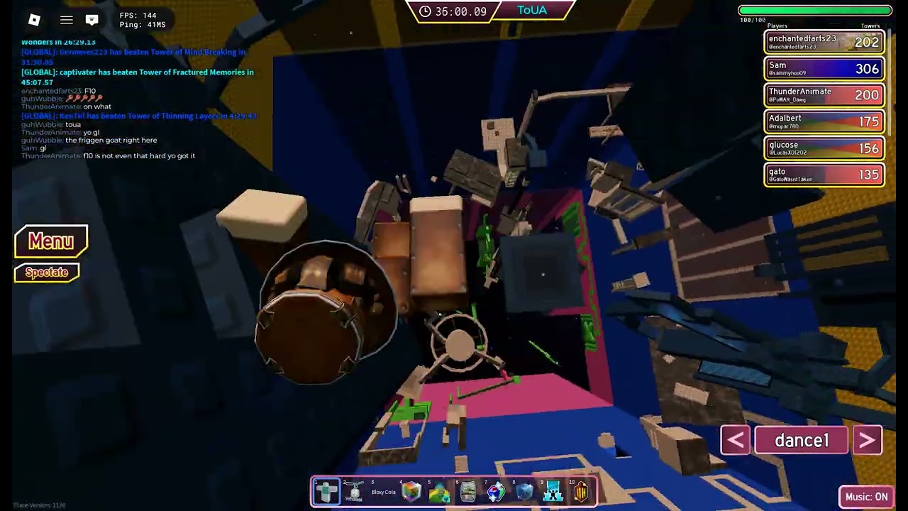 tower of uncanny agony win toua toua win yeah filler completion 2