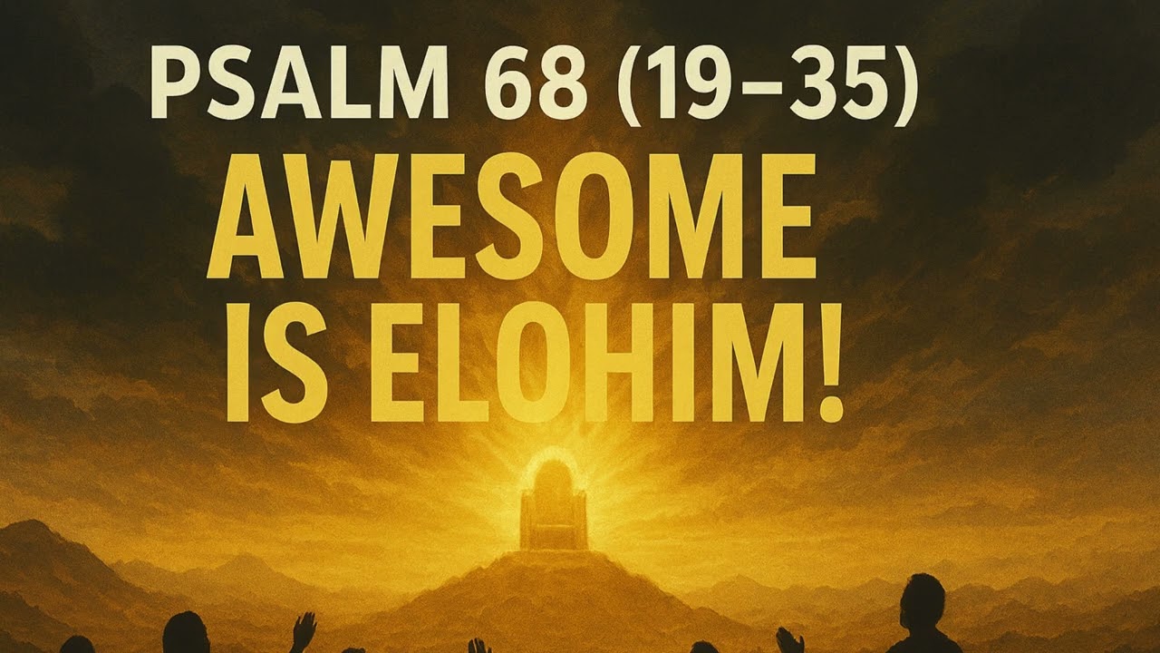 Psalm 68 (19–35)  –  Awesome is Elohim!