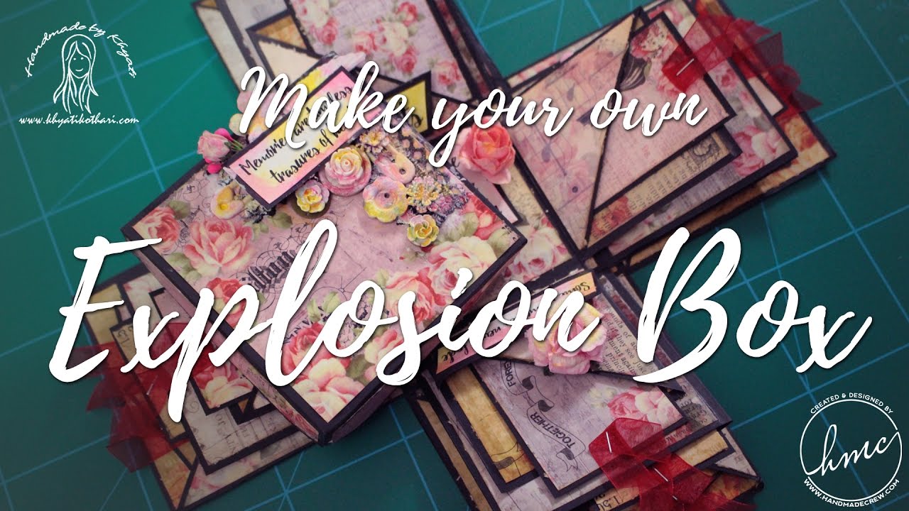 How to make Explosion / Exploding box [Start to Finish DIY tutorial]