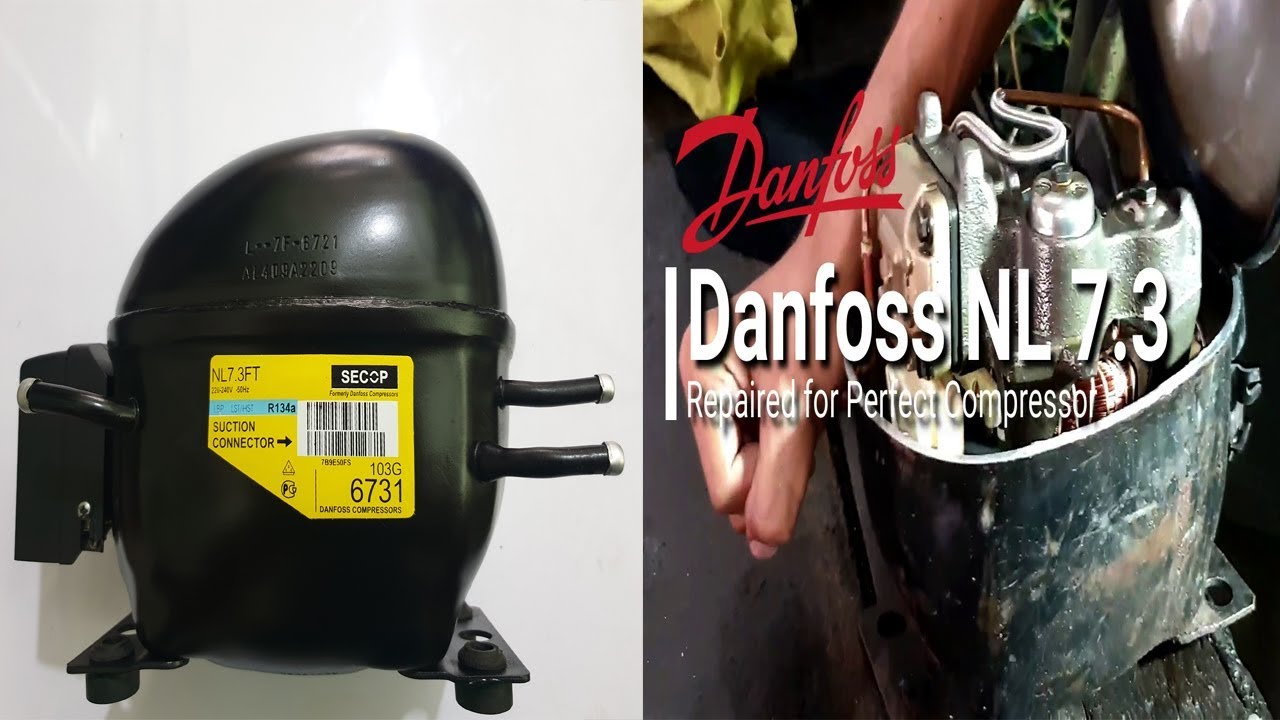 How To Compressor Jammed Pump Repaired Danfoss NL7.3