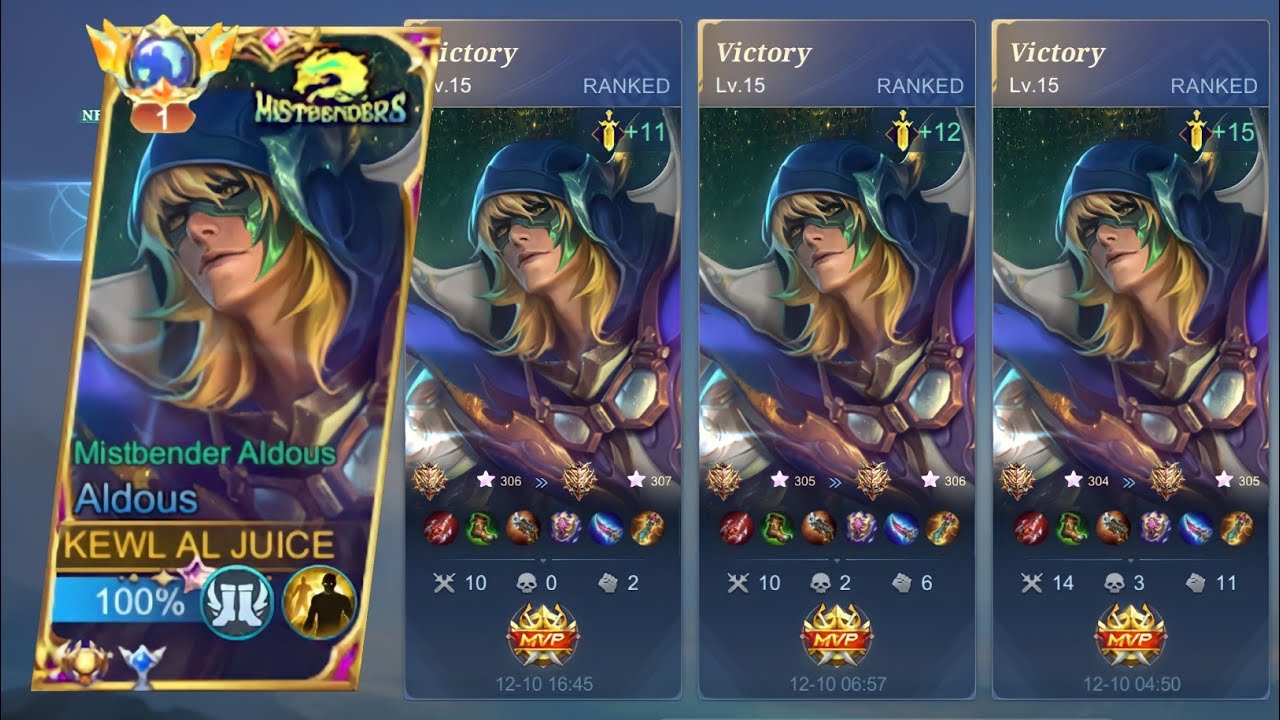 WHEN MISTBENDER ALDOUS USE WINSTREAK HACK!! (100% Safuuuuuuu)