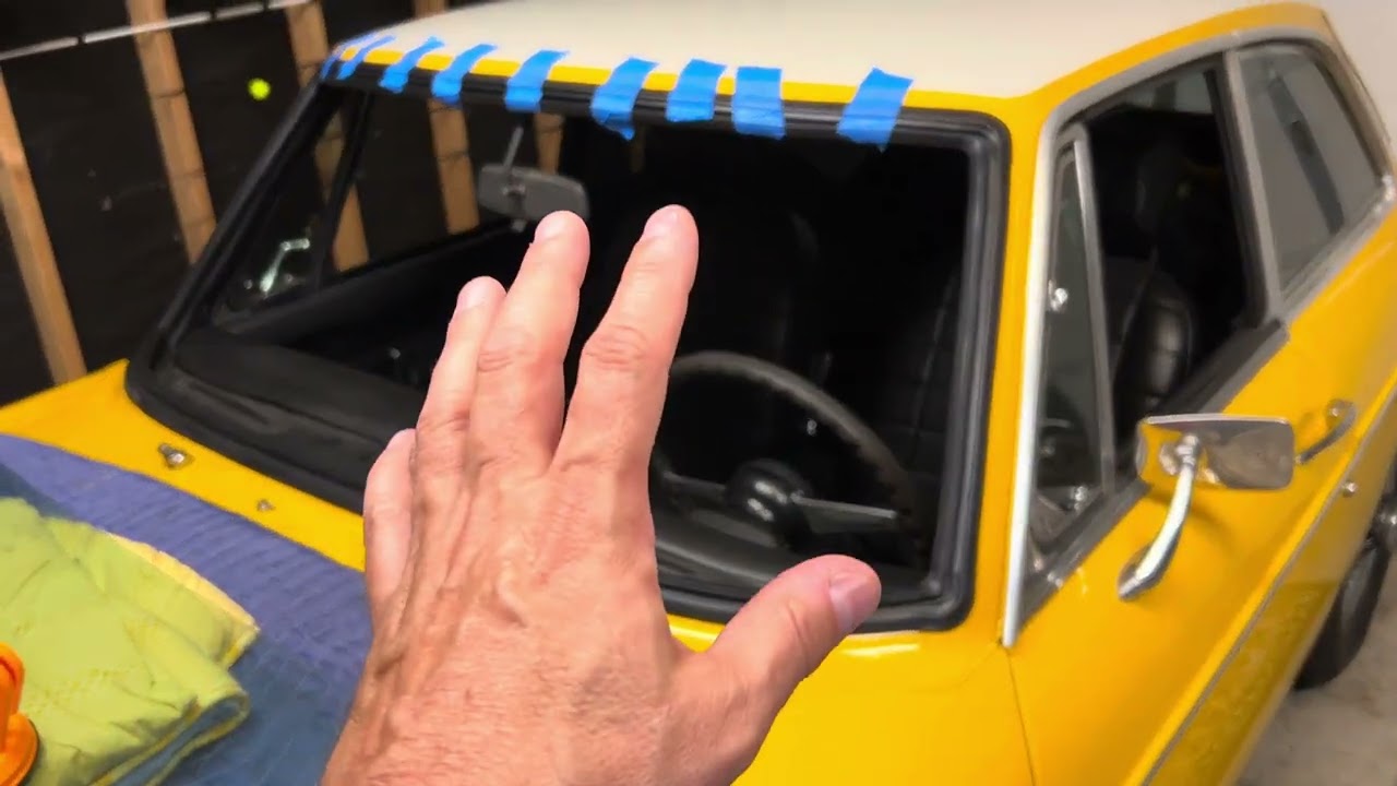 1973 MGB GT Tour Prep - Windscreen Fun