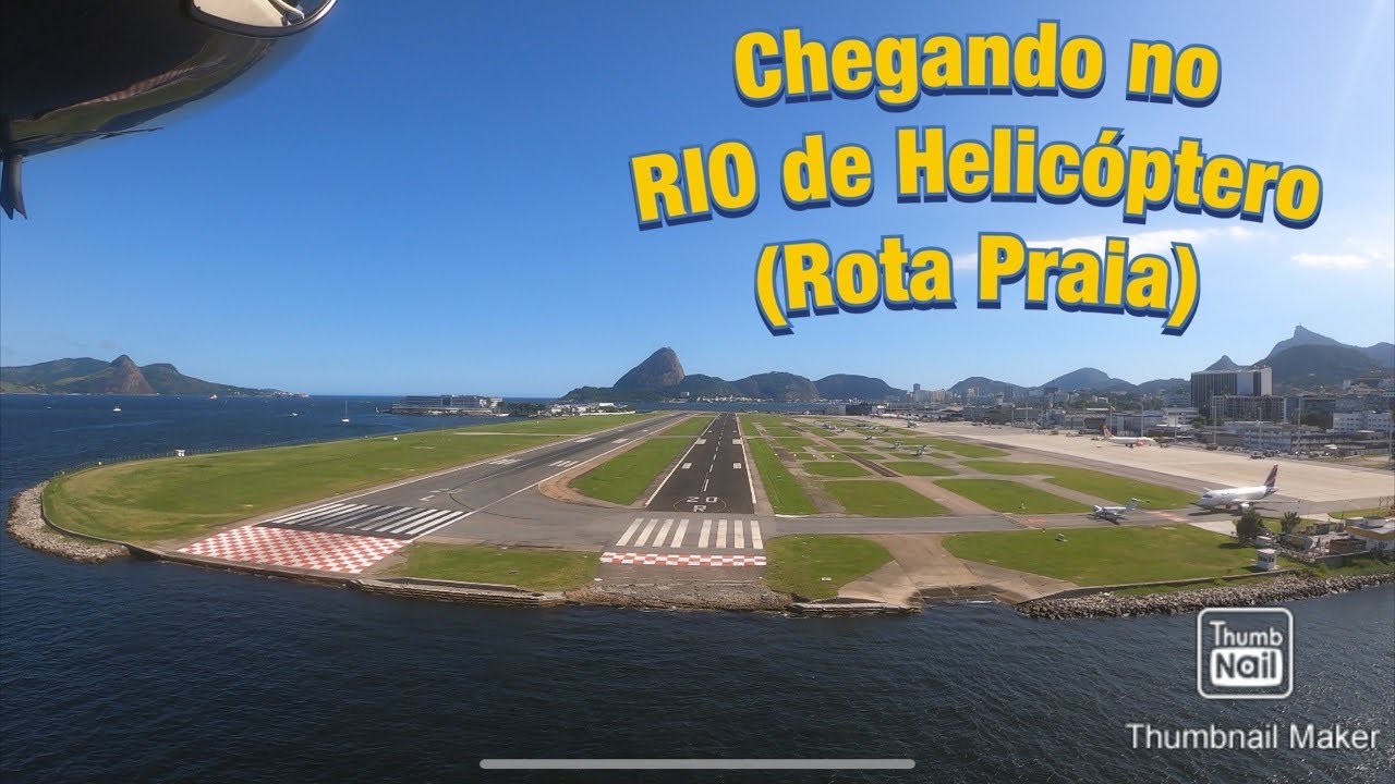 VOO PANORÂMICO no Cristo e POUSO de HELICÓPTERO em SANTOS DUMONT (Rota Praia) Rio de Janeiro