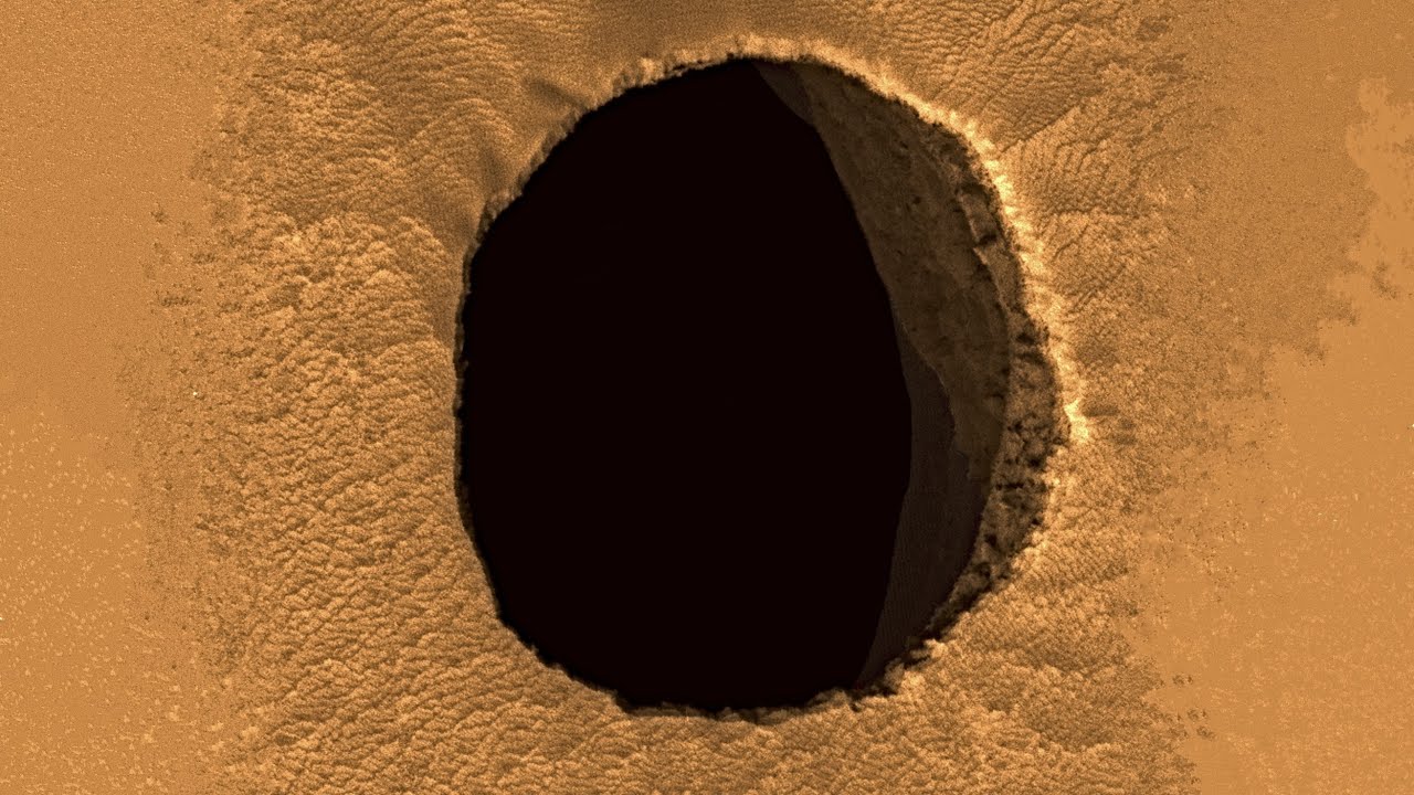 Strange Pits And Caves On Mars