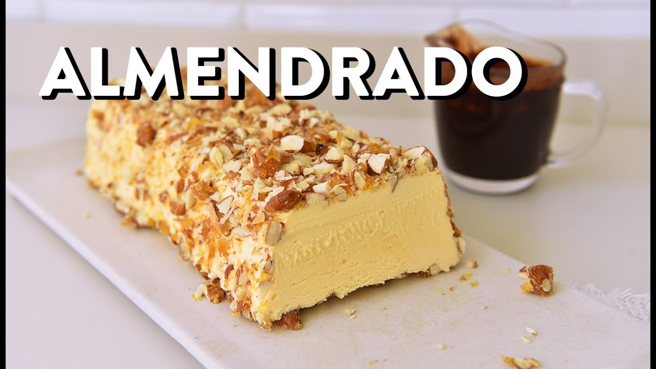 Helado almendrado casero con praline y charlotte mega económico!
