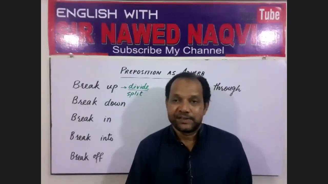 Phrasal Verbs/ Preposition as Adverb by NAWED NAQVI